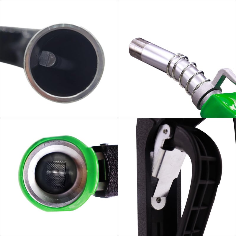 MENAITEK -120 Heavy Duty 1" inch NPT Automatic Shut-off fuel nozzles 1-3/16 Inches(OD=30mm) Spout 3-Notch Hold Open Clip High Flow 32 GPM - Image 5